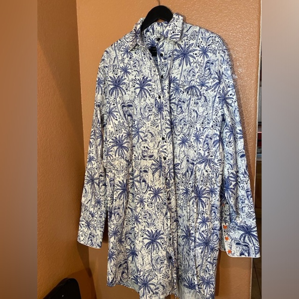 Marcell Von Berlin Oversized Blouse - Monkey Print